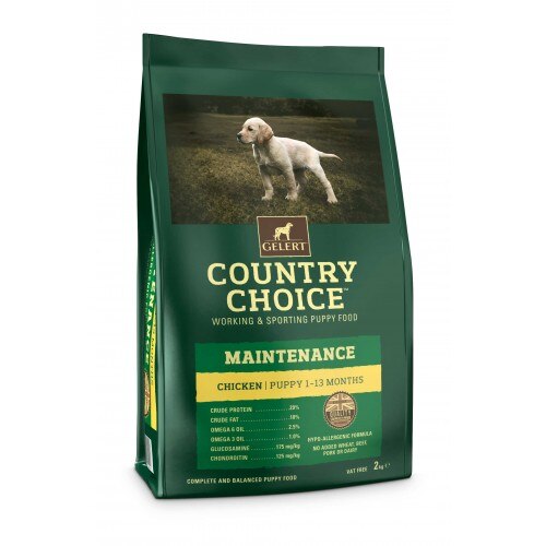 Gelert Gelert Choice Maintenance Chicken Puppy Dry Dog Food pet food packaging